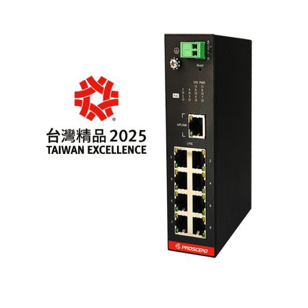 工業級長距離PoE智慧供電物聯網交換器 - 工業級8埠長距離PoE智慧供電物聯網交換器708EPI-DC