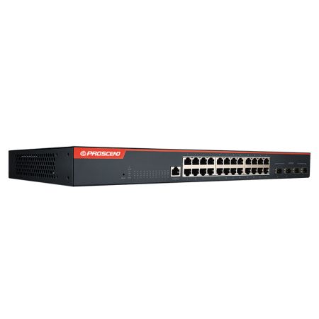 Industrial 28-Port GBE Managed Switch mit gehärtetem Design 850x-28i