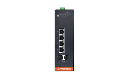 Industrial 6-Port GbE Managed PoE Switch with Triple Power Input Options