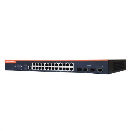 28-Port GbE Managed PoE Switch 850X-28P