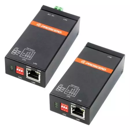 Steckerfertiger Power over Ethernet-Extender