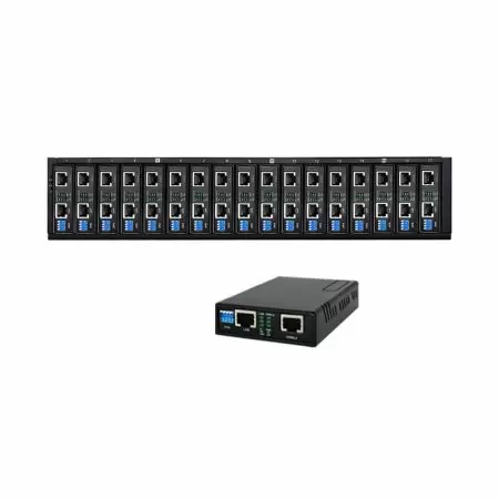 A 17-slot Centralized Powered Shelf MSH17