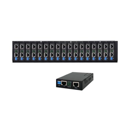 17-slot Centralized Powered Shelf MSH17