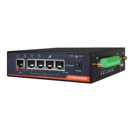 Промышленный 5G-маршрутизатор с двумя SIM-картами и 2,5 Гбит/с Ethernet - Промышленный маршрутизатор 5G NR