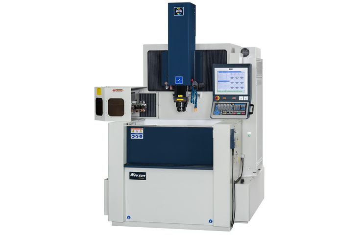 EDM machine equipped with C-axis and Auto Tool Change system
