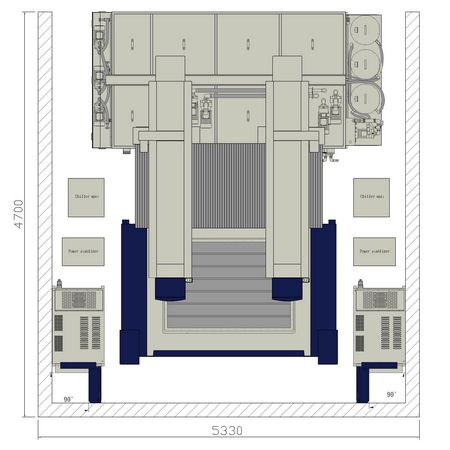 A2200E2-2E2 佔地平面-上視圖