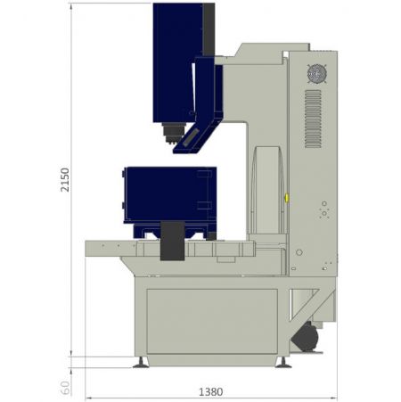 C50E2 floor space – side view