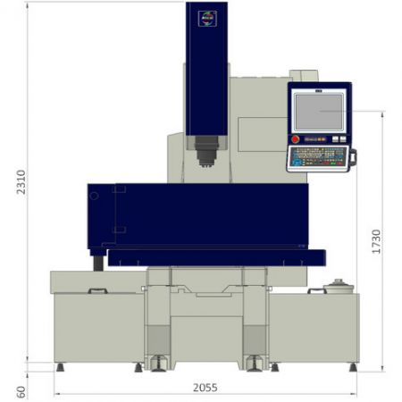 C90E2 바닥 면적 – 정면 보기