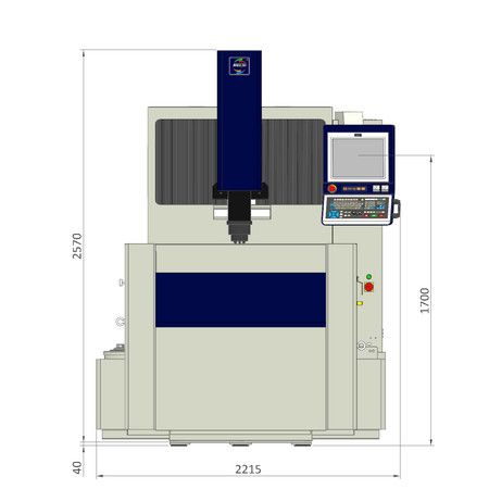 Spazio a terra HC100QE2 – vista frontale