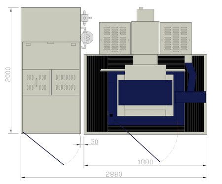 مساحة أرضية S55T – عرض علوي