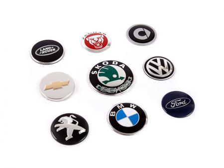 Nameplate - The various brand car nameplate.