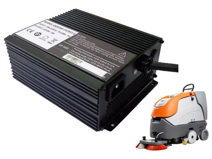 Lithium Lead acid Smart Battery Charger for Robotic Cleaning Machine