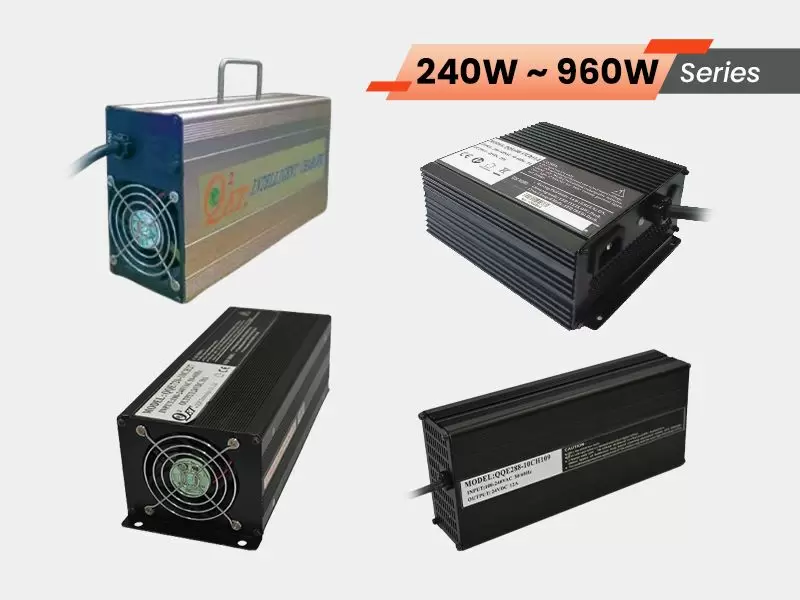 240W 〜 960Wリチウム/鉛蓄電池スマートバッテリー充電器