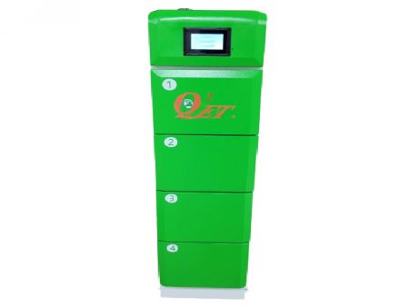 Gabinete de carga y cambio de batería - QQE can make 4 to 12 cabinets of battery Charging & Changing Cabinet