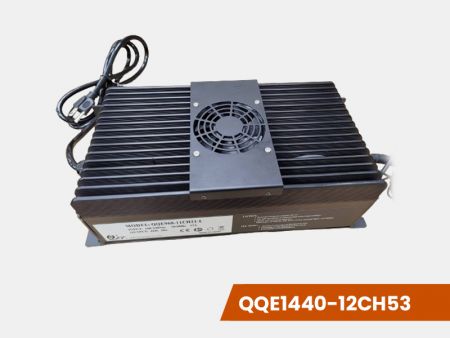 48V 30A, Carregador de Bateria Inteligente de Lítio / Chumbo-ácido, IP54, Ventilador, Caixa de Ferro - Carregador de Bateria Inteligente de Lítio / Chumbo-ácido, Modelo P-1