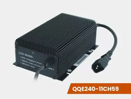 Cargador de batería inteligente de litio / plomo ácido de 24V 10A, IP54 / IP67 (sin ventilador, carcasa de hierro) - 24V 10A Cargador de batería inteligente de litio / plomo (Sin ventilador, carcasa de hierro)