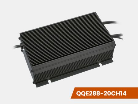 24V 12A, IP54, Lithium / Loodzuur Slimme Batterijlader (Fanless, IJzeren behuizing) - 24V 10A Lithium / Loodzuur Slimme Batterijlader (Fanless, IJzeren behuizing)