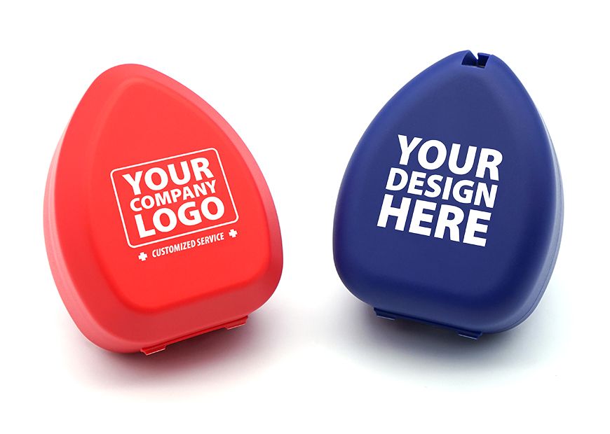 Různé barvy kapesní záchranné masky na výběr