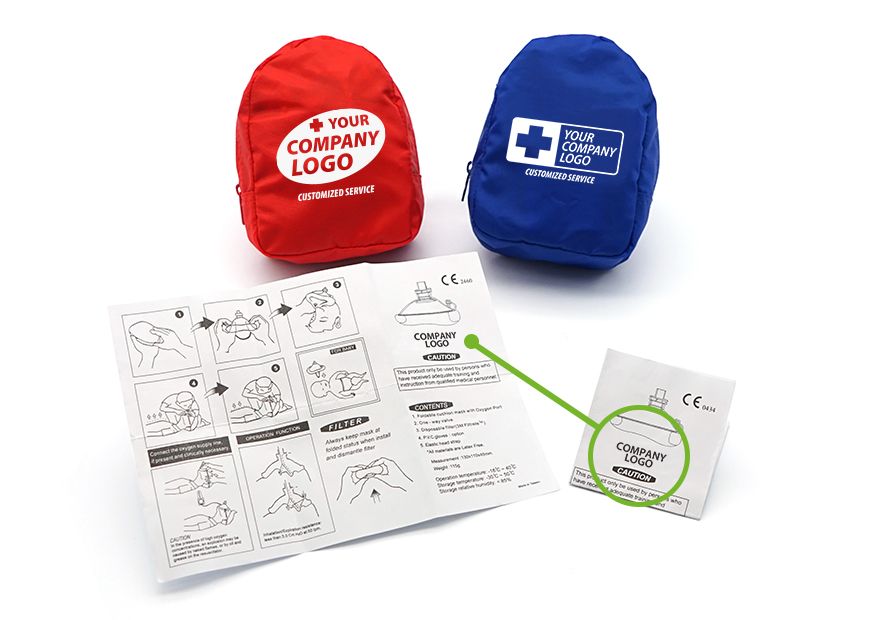 Customize your own-logo CPR Pocket Mask