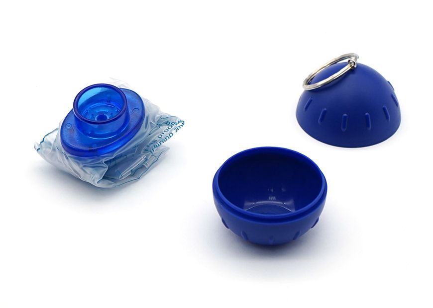 ชุดอุปกรณ์ป้องกันปาก CPR แบบเต็มชุด