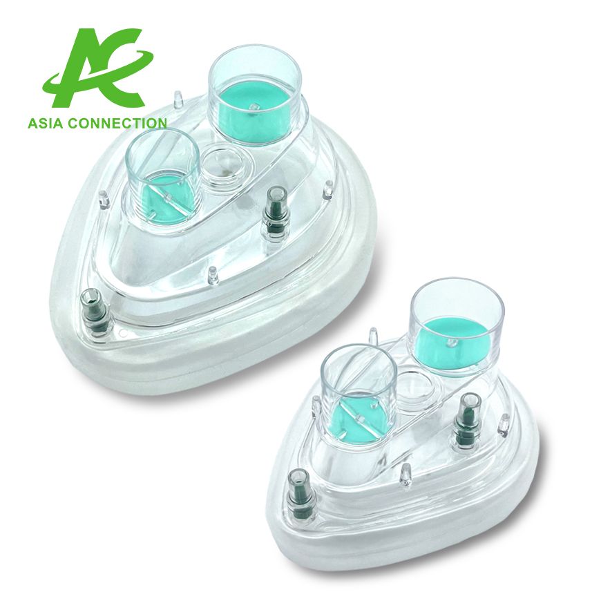 Port O2 Cpap Twin Port CPAP Mask with Two Valves and Safety Valve Closed | FDA ...