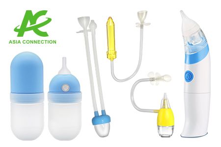 Nasal Aspirator - Nasal Aspirator menghilangkan sumbatan dengan penyedotan.