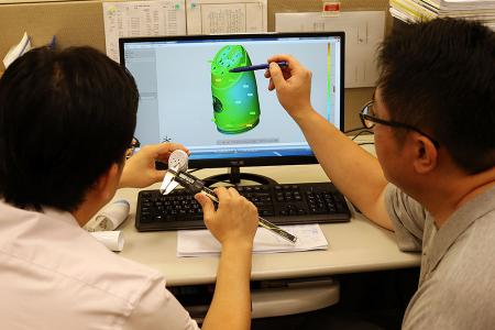 R&D engineers were discussing an OEM product design.