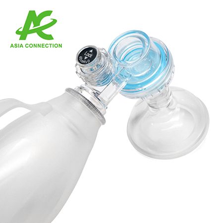 La máscara de cojín suave del BVM proporciona un sellado ajustado y seguro en la cara del paciente, mejorando la efectividad general de la ventilación.