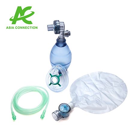Một bộ Resuscitator BVM dùng một lần cho trẻ em.
