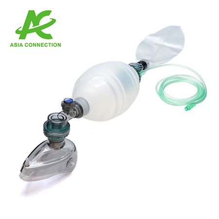 Resuscitatore manuale BVM in silicone autoclavabile per adulti. - Resuscitatore manuale BVM in silicone autoclavabile per adulti.