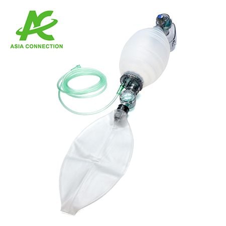 The Bag Valve Mask is autoclavable for repeated use, excluding the oxygen tubing and reservoir bag.