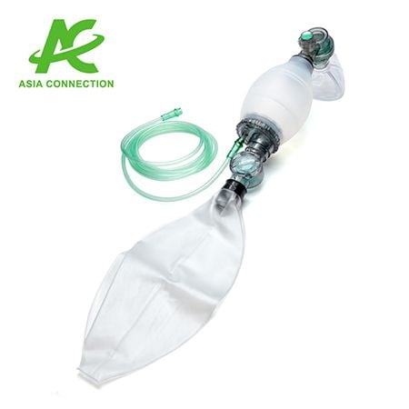 BVM Resuscitator được thiết kế để tiệt trùng nhiều lần, ngoại trừ ống oxy và túi chứa.