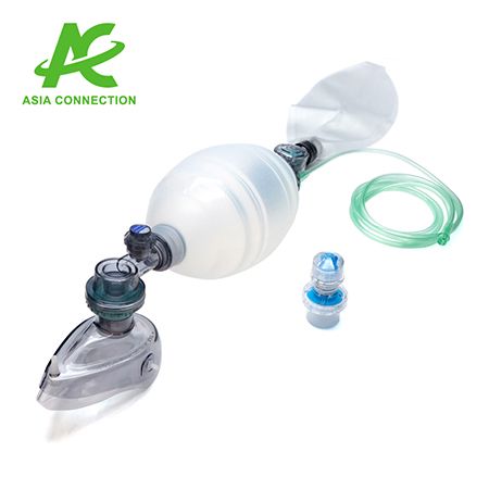 Resuscitator manual din silicon pentru adulți cu valvă PEEP BVM. - Resuscitator manual din silicon pentru adulți cu valvă PEEP BVM.