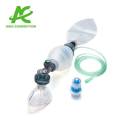 Resuscitator manual pentru copii din silicon cu supapă PEEP BVM. - Resuscitator manual pentru copii din silicon cu supapă PEEP BVM.