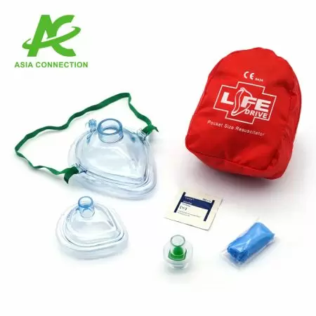 Măști de buzunar CPR pentru adulți și sugari într-o husă moale - Măști de buzunar CPR pentru adulți și sugari într-o husă moale