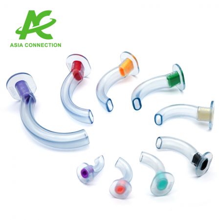 The Guedel Oropharyngeal Airway has color coded for easy identification.