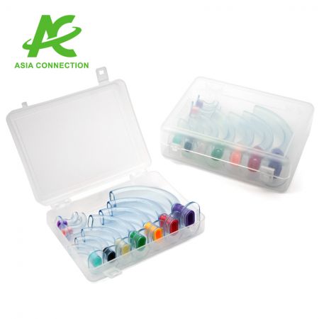 The Guedel Oral Airway can be packed in sets or individually wrapped.