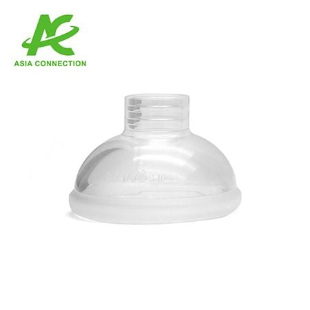 Mặt nạ BVM được làm từ cao su silicone lỏng bền và có thiết kế trong suốt để dễ dàng quan sát miệng và mũi.