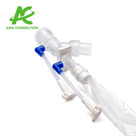 Ang Closed Suction Catheter ay lubusang sarado.