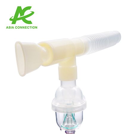 Kit nebulizer dengan Mouthpiece memastikan ukuran partikel yang optimal dan memberikan laju nebulisasi yang efisien untuk pengobatan yang efektif.