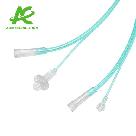 Maseczka tlenowa do pobierania ETCO2