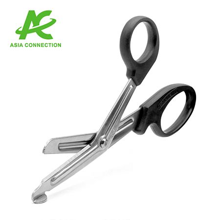 Bandage Scissors are designed with angled blades and large ring handles for ease of use.