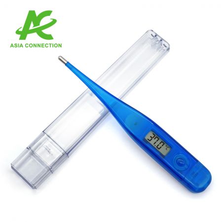 Digital Thermometer na may Case