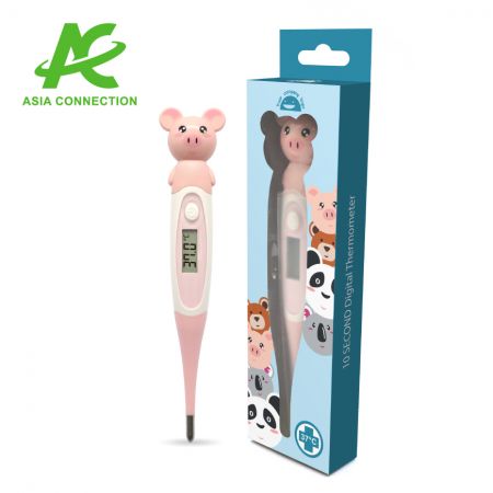 30-second Animal Flexible Digital Thermometer Customized Box Packaging