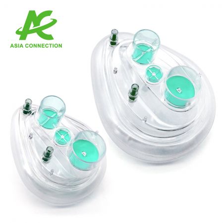 Máscara CPAP de Porta Dupla com Dois Válvulas - Máscaras CPAP de Porta Dupla com Dois Válvulas para Adulto e Criança