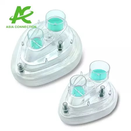 Маска Twin Port CPAP с двумя клапанами и закрытым безопасным клапаном - Маска Twin Port CPAP с двумя клапанами и закрытым безопасным клапаном для взрослых и детей