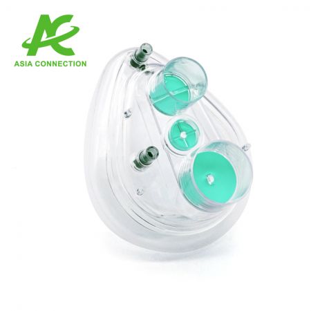 Dvojportové CPAP masky s dvěma ventily pro dítě