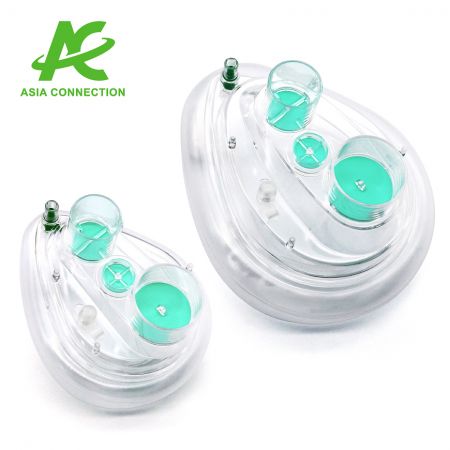Kétcsatornás CPAP maszk egy szeleppel - Kétcsatornás CPAP maszk egy szeleppel felnőtteknek és gyerekeknek