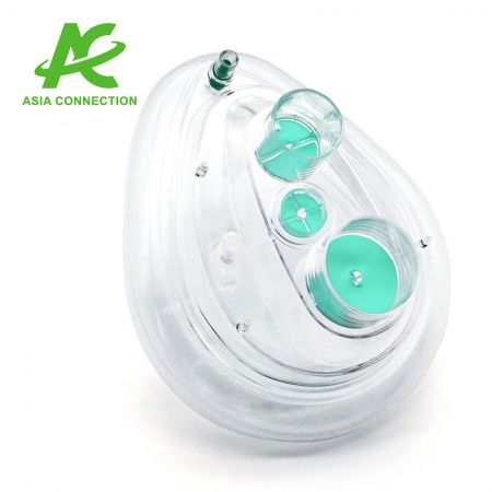 Twin Port CPAP Masks with One Valve for Adult