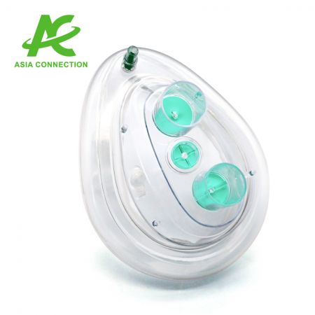 Zweikanal-CPAP-Masken mit Probenahmeanschluss für Erwachsene in Extra Large